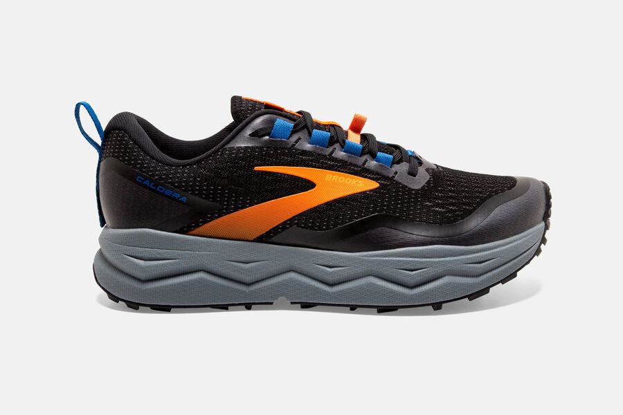 Brooks Caldera 5 Trail Löparskor Herr - Svarta/Orange - 6829-LDRGK